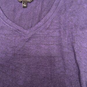 Well Worn Purple V-Neck